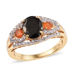 promise shungite carnelian vermeil ring yellow walmart