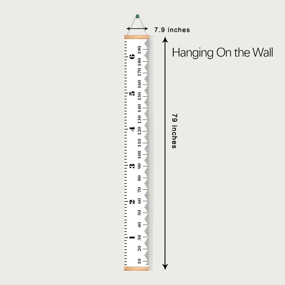 height ruler baby growth chart height measure wall hanging ruler for