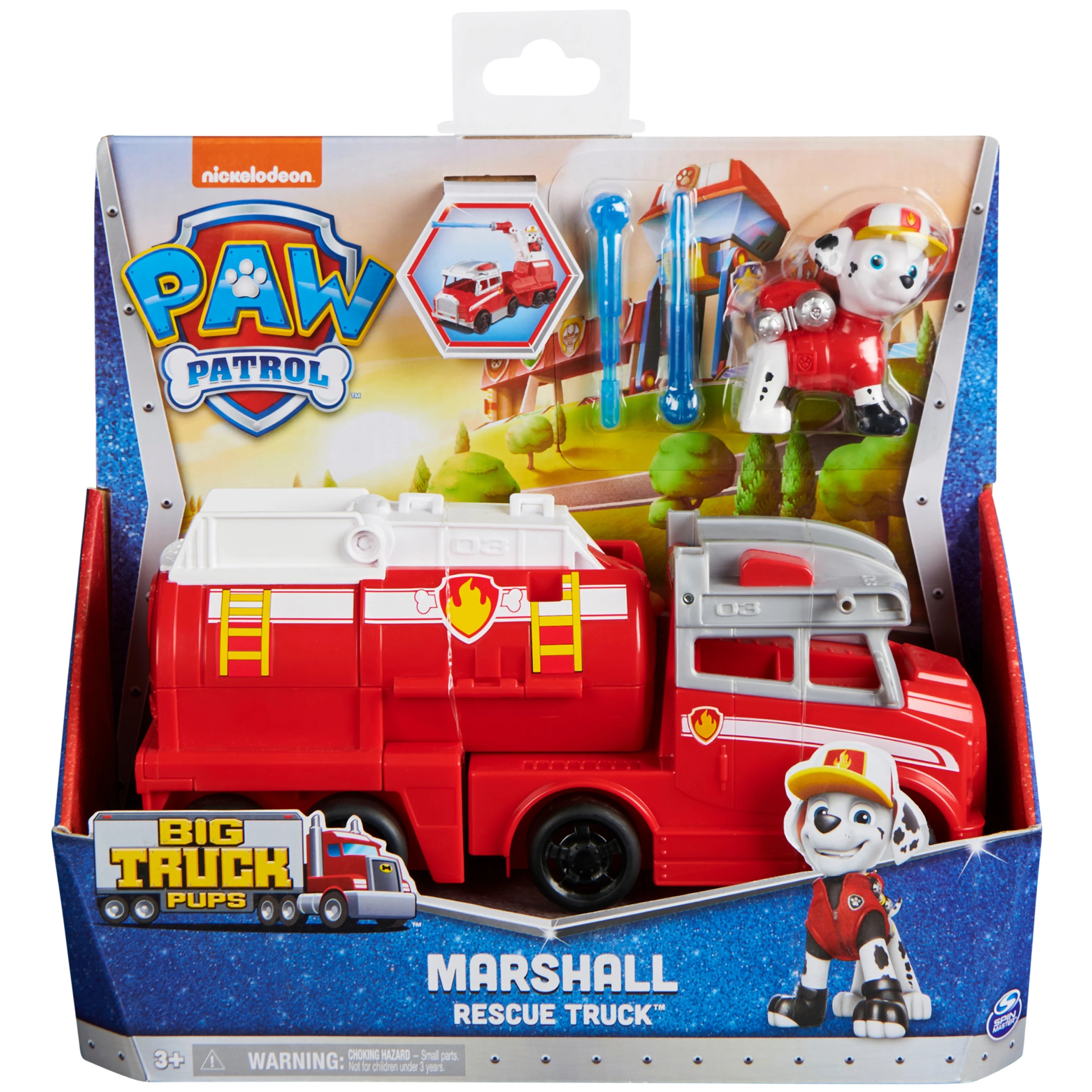 Paw patrol, big truck pup’s marshall transforming vehicle and figure