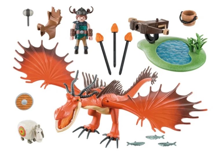 pic How To Train Your Dragon Toys Hookfang playmobil how to train your dragon snotlout and hookfang action figure sets