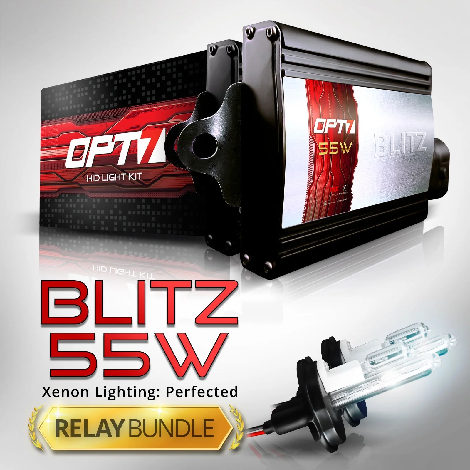 Blitz 55w Hid Xenon Kit 5x Brighter 4x Longer Life All