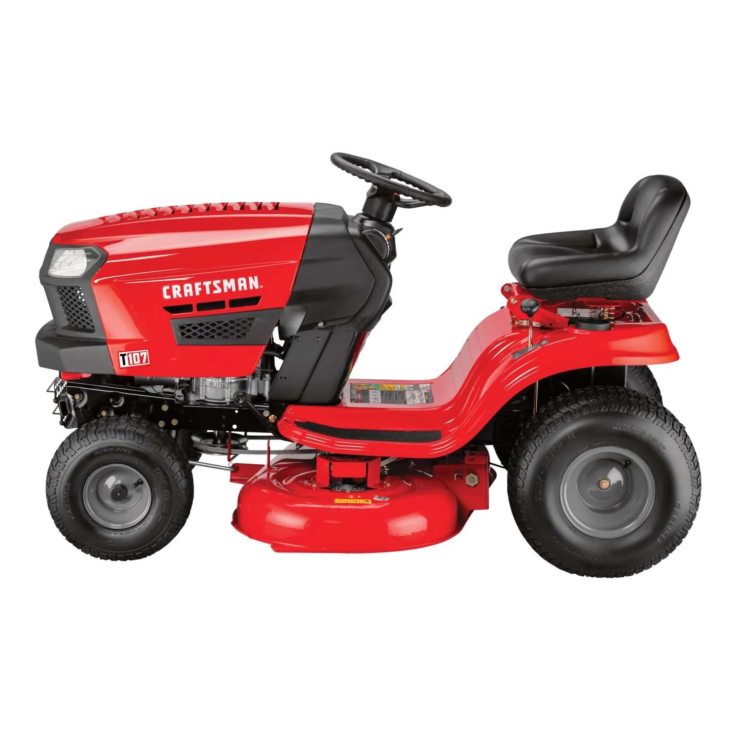 It's powered by a 17.5 hp briggs and Craftsman 42 In 17hp 7 Speed Riding Lawn Mower 439cc Kohler Engine Walmart Com