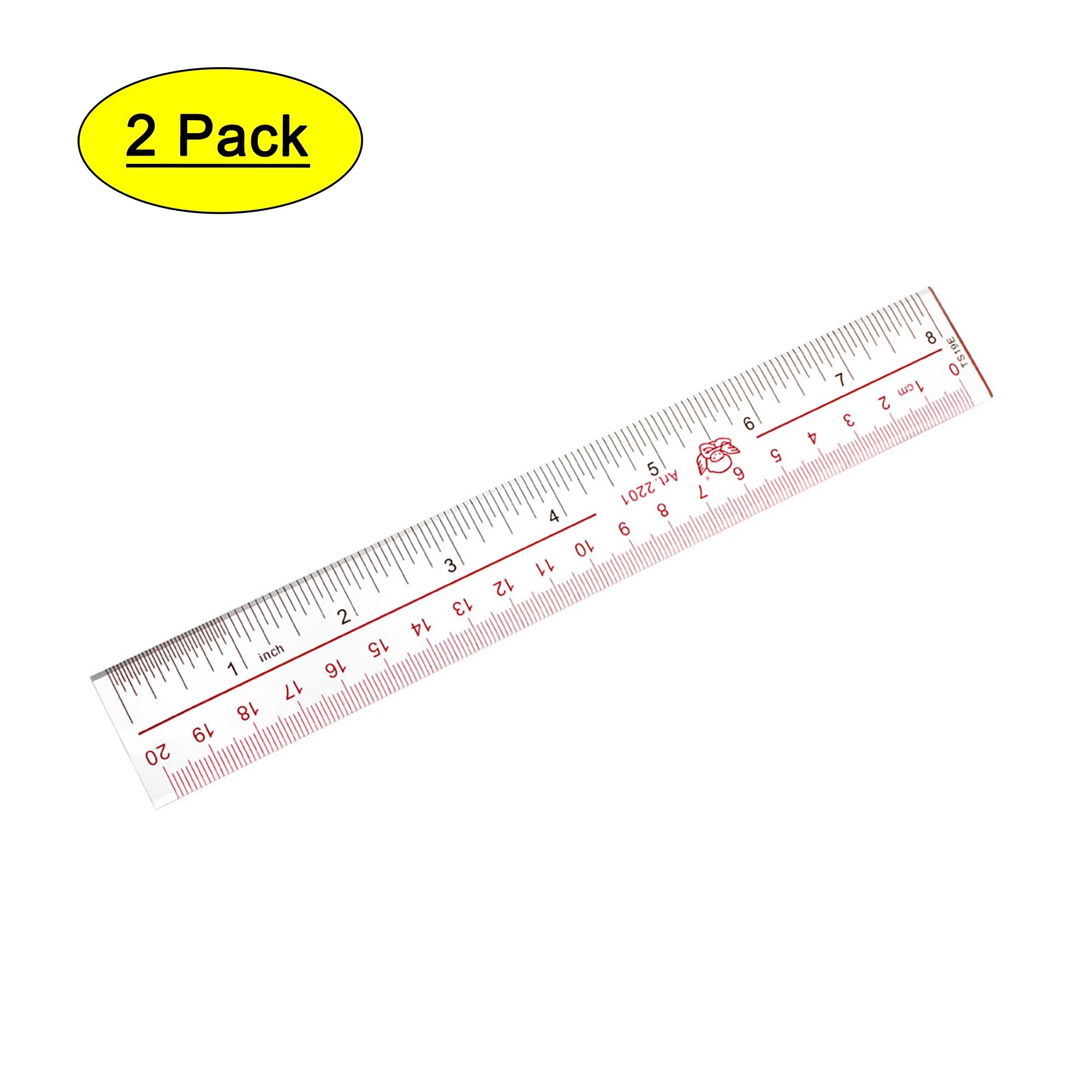 straight ruler 20cm 8 inch metric measuring tool 2pcs walmart canada