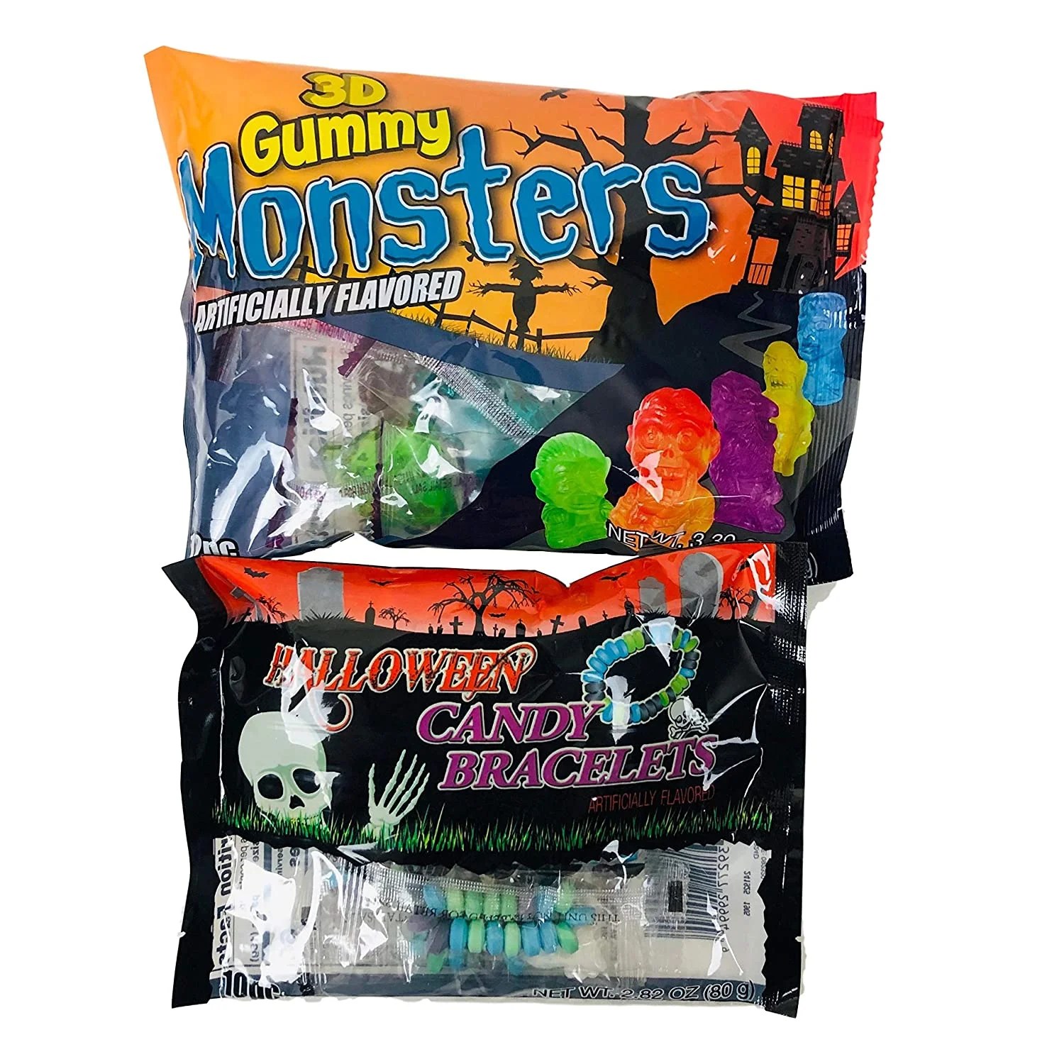 Great value gummy worms chewy candy are a soft, chewy, yummy treat for all ages. Silly Halloween Candy 2-Pack! 3D Gummy Monsters And