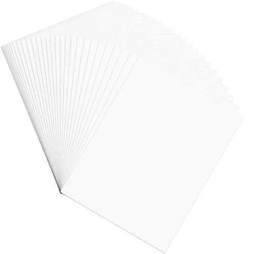 oopsu 25 sheets matte white waterproof decal paper premium