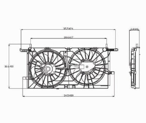 The terraza retailed at us$28,110 in 2005. Go Parts Oe Replacement For 2005 2006 Buick Terraza Engine Radiator Cooling Fan Assembly 3 5l V6 15290117 Gm3115196 Replacement For Buick Terraza Walmart Com Walmart Com