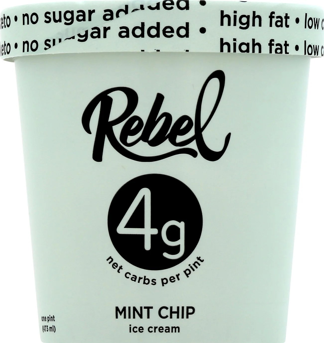 0 g added sugar (not a low calorie food. Rebel Ice Cream Mint Chip Walmart Com