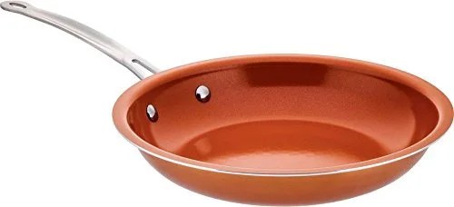 Copper Frying Pan Ceramic Non Stick W Induction Bottom Oven Safe Stainless Steel Handle Dishwasher Safe Copper Frying Pan Ceramic Non Stick W Induction Bottom Oven Safe Stainless Steel Handle Dishwasher Safe