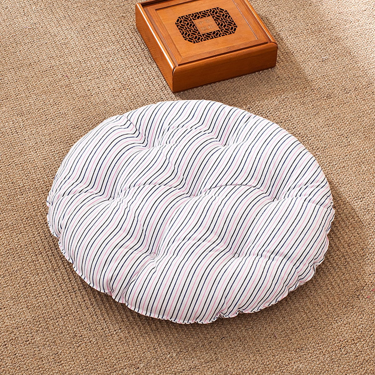 You never know when you'll need to pull an extra seat to the table. Round Cotton Linen Chair Cushion Pillow Seat Cushion Pad