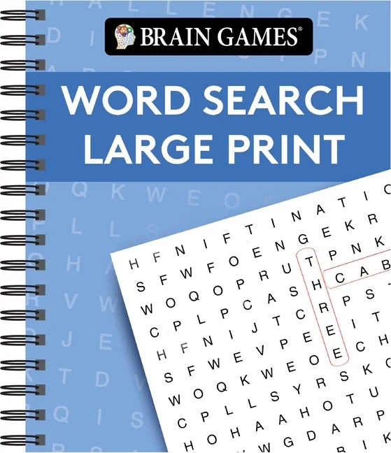 large print word search puzzles over 200 puzzles to complete other walmart com