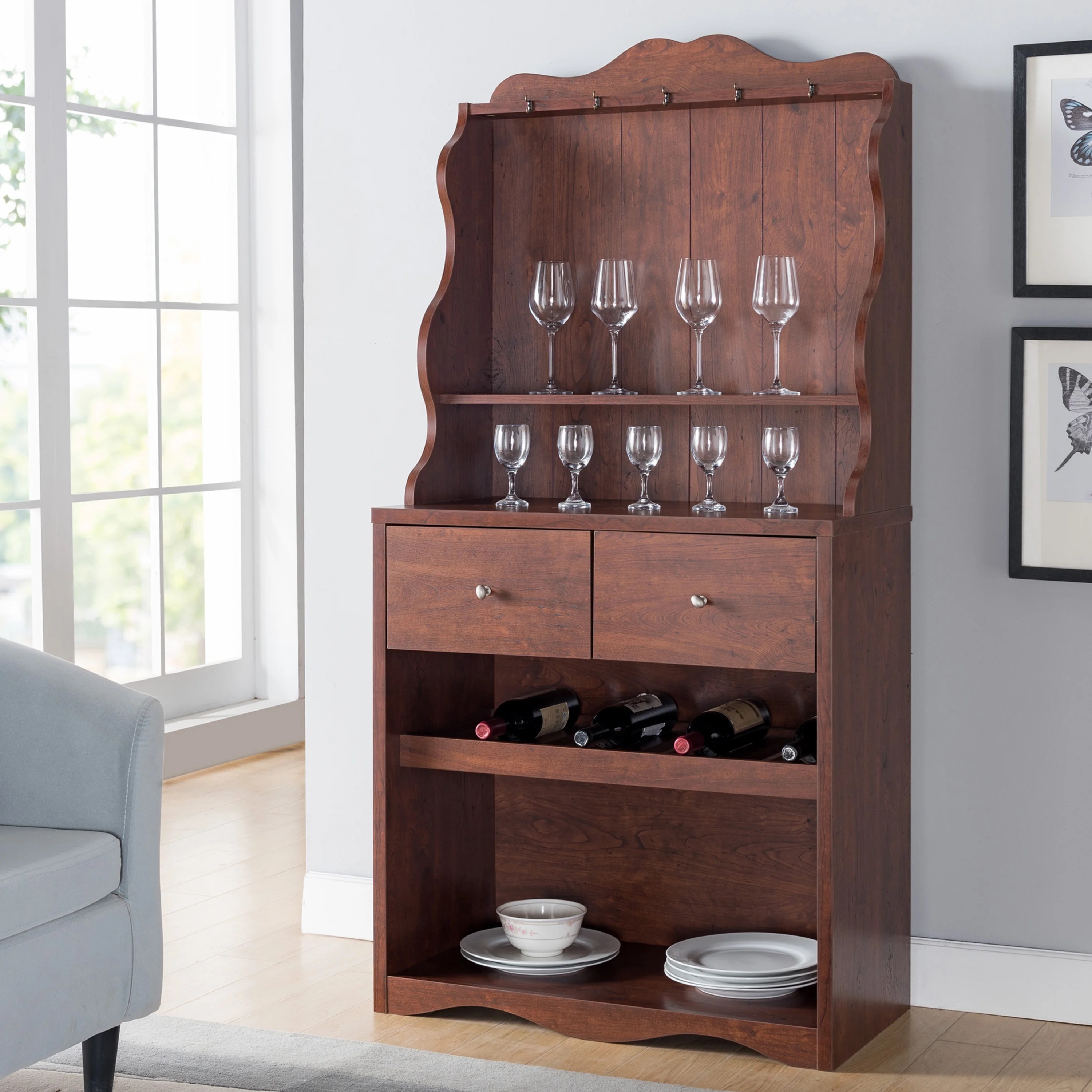 Simpli Home Cosmopolitan Medium Storage Cabinet - Walmart ...