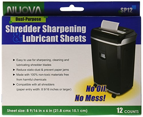 Grab amazing recycle oil walmart on alibaba.com and enjoy a multitude of desirable features. nuova shredder sharpening lubricant sheets 12 counts