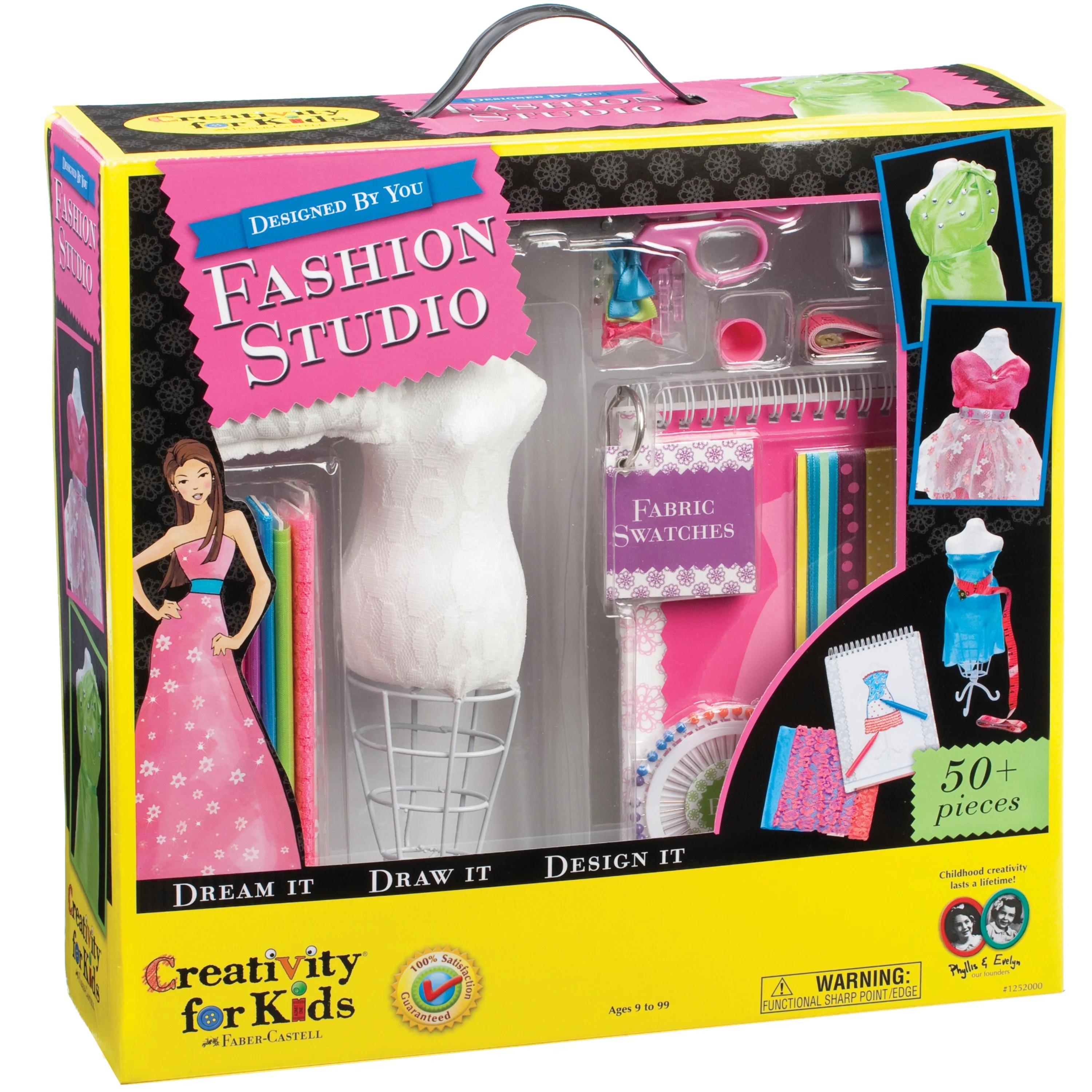 Creativity for kids designed by you fashion studio kit, child, unisex