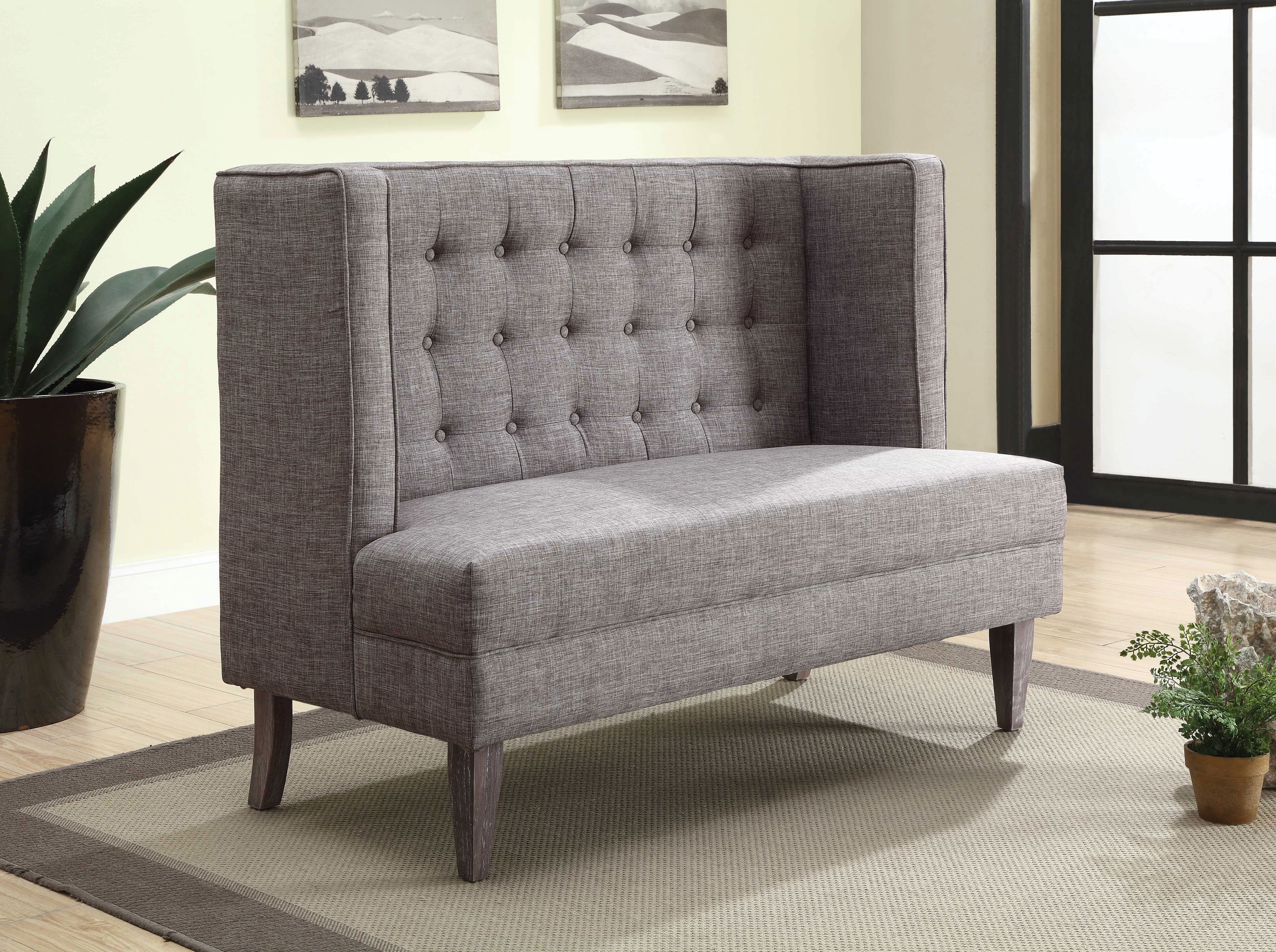Wood Dining Bench With Back 9 gif