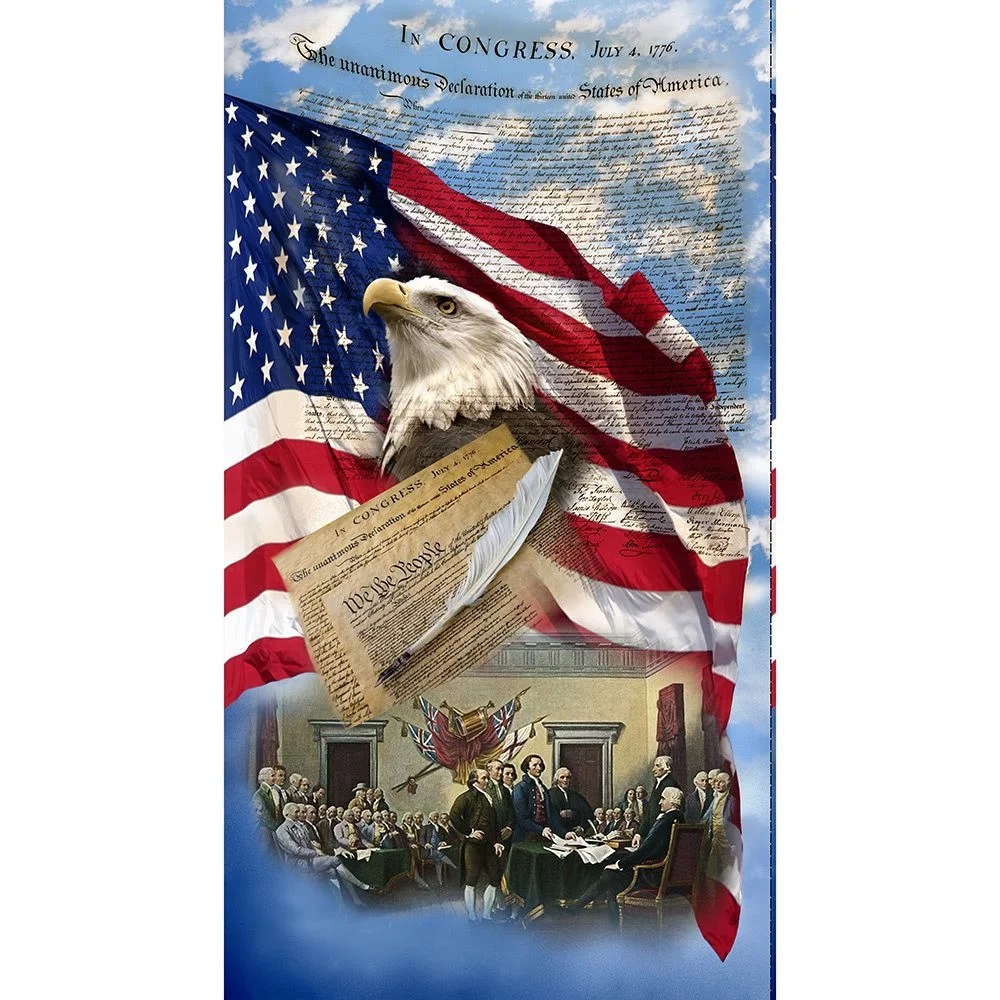 pix American Flag Fabric Walmart we the people patriotic fabric panel multi