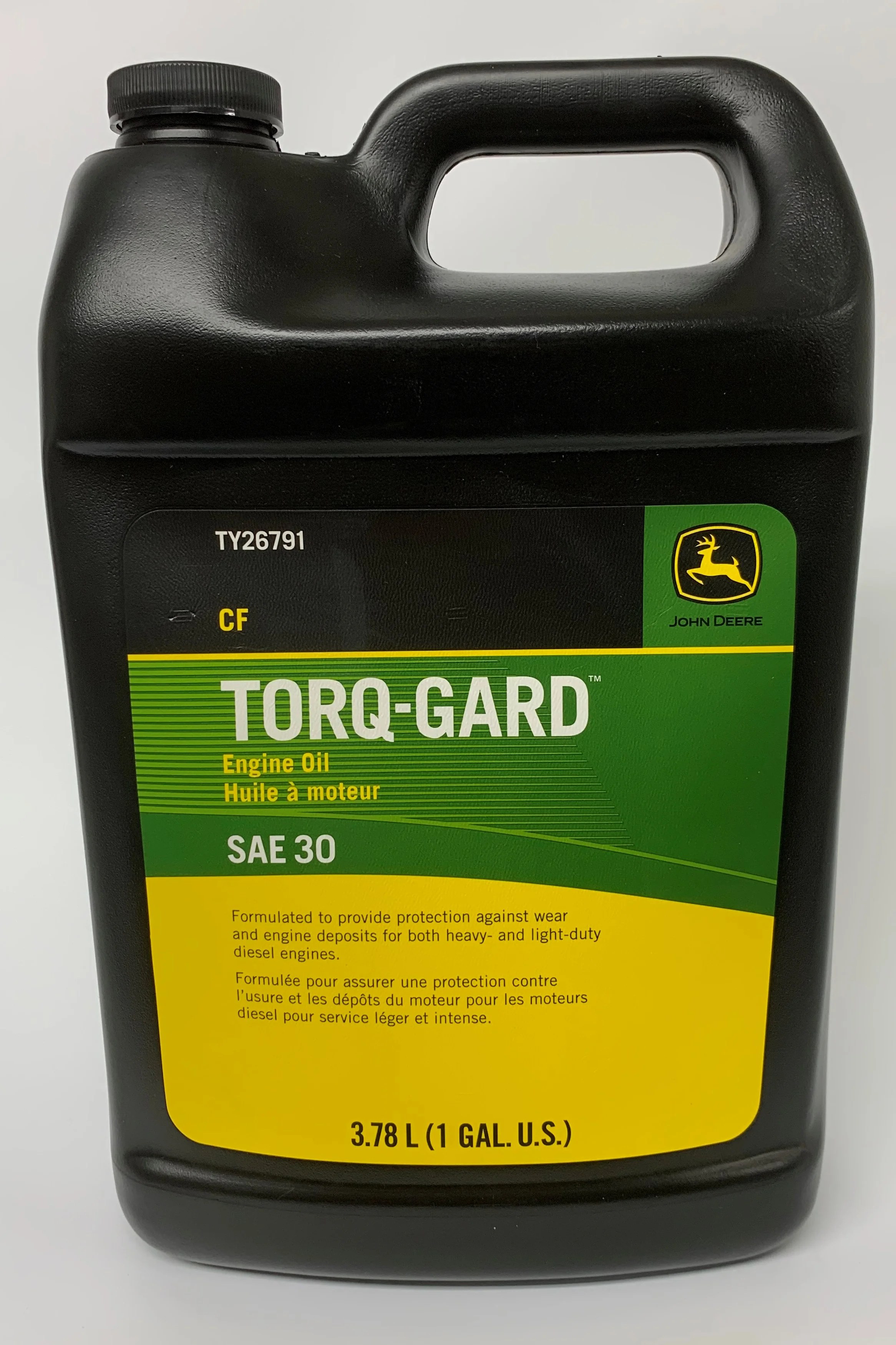  John Deere Low Viscosity Hy Gard Transmission And Hydraulic Oil 5 Gallon Bucket Ty6342 Automotive Exclusive John Deere formula that exceeds current industry requirements and is highly recommended for use in all engines requiring oil with API service categories of CK-4 CJ-4 CI-4 PLUS CI-4 CH-4 and CG-4 as well as SN SM SL and SJ.