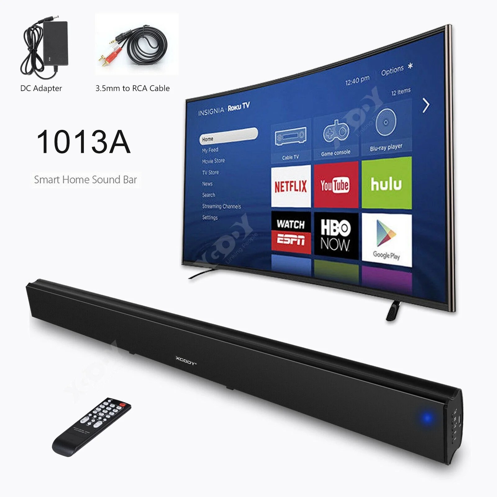 That slashes a full 50% off what you'd find . 3D Surround TV Soundbar with Wireless Subwoofer, Home