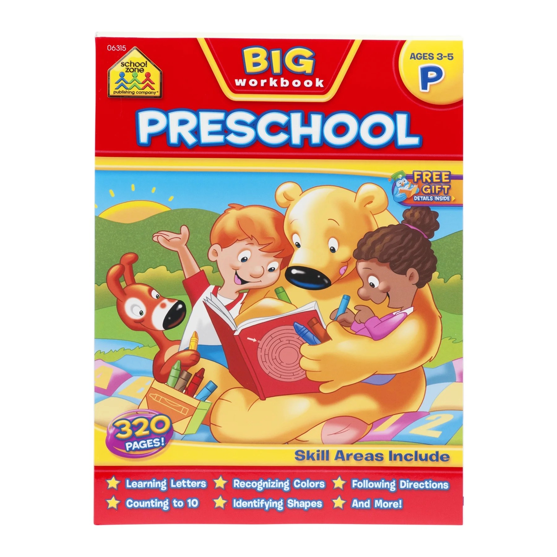 School zone big workbook preschool (ages 3-5), 1.0 ct