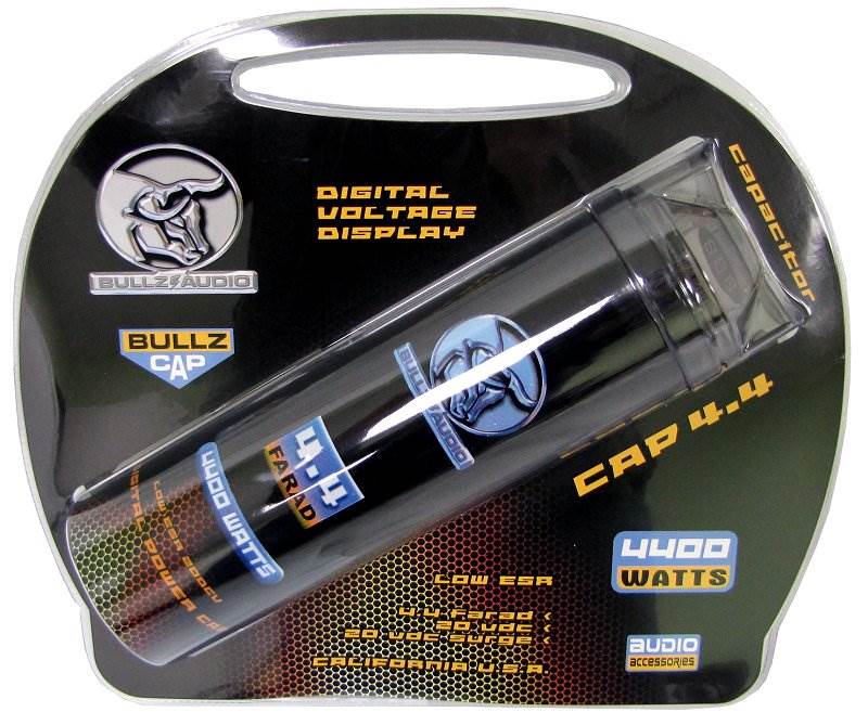 Bullz Audio Bcap 4 4 Farad Car Digital Power Capacitor
