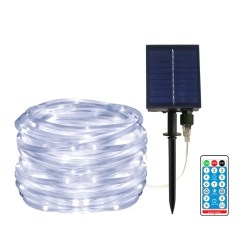 40Ft/100Leds Solar Powered Led String Lights Remote