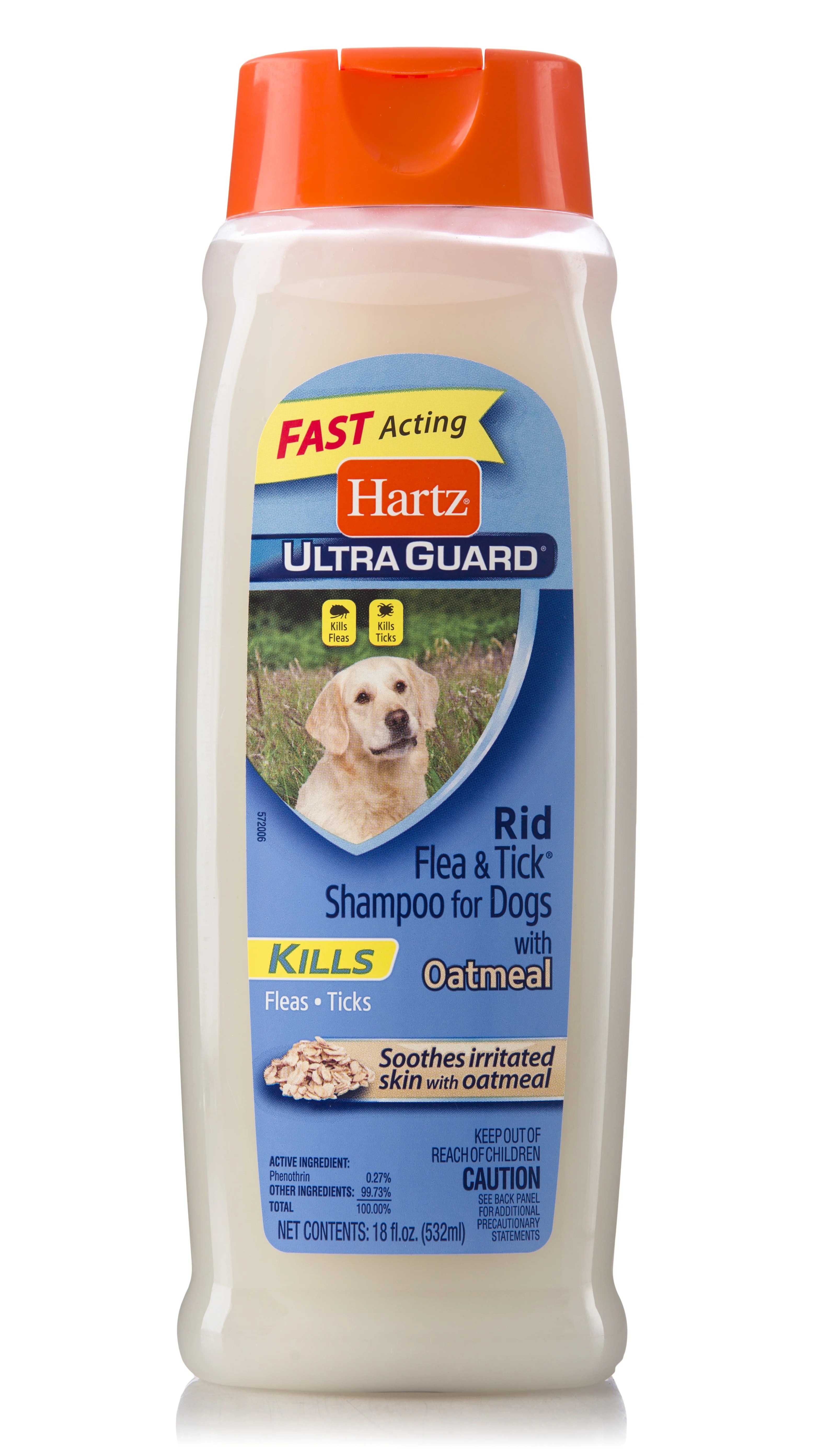 Hartz ultraguard rid flea and tick oatmeal shampoo for dogs, 18oz