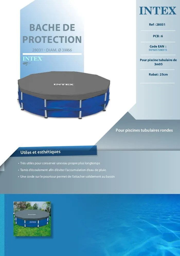 Kit Piscine Tubulaire Prism Frame Ronde 3 66 X 0 99 M Bache A Bulles Intex Piscine Achat Prix Fnac