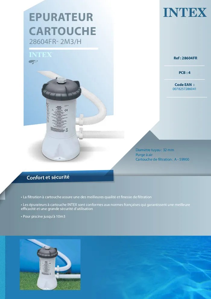 Intex Prism Frame Piscine Avec Epurateur 457 X 122 Cm Multicolore Amazon Fr Jardin