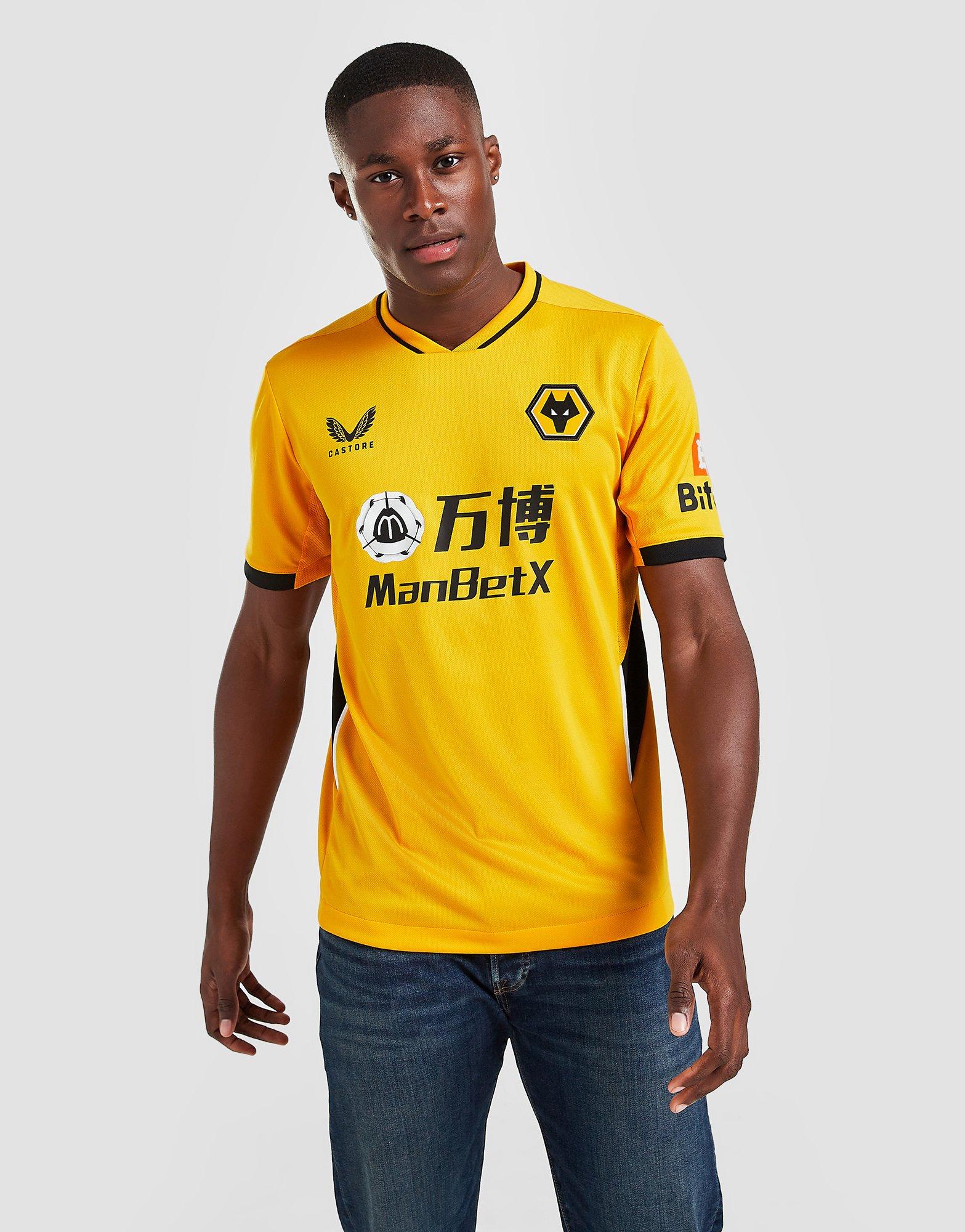Beli jersey wolves home musim 21 22 2021 2022 wolverhampton home go grade ori thailand aaa kaos bola terbaru di shopee. Castore Wolverhampton Wanderers 2021 22 Home Shirt