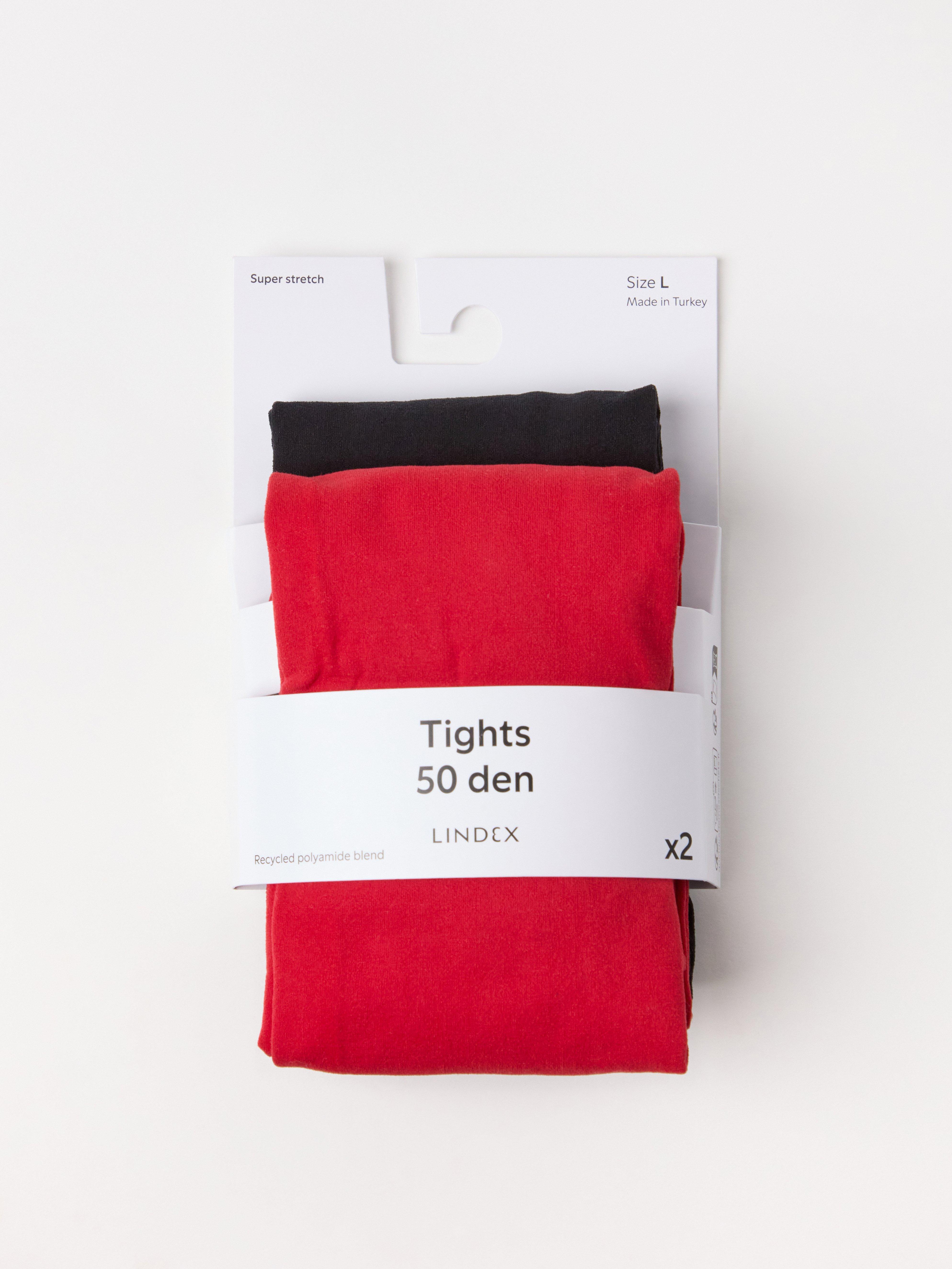 Matt Tights 50 Denier Lindex - Space Texture Collection - 4K Quality