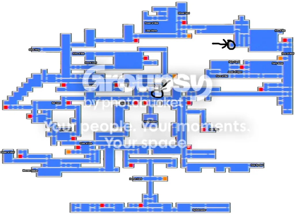Sotn Reverse Castle Map Full Symphonymap.