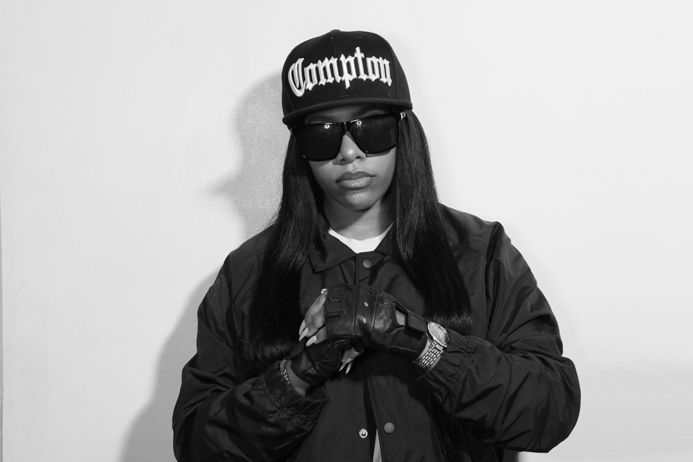 Eazy E’s Daughter, Henree “ReeMarkable” Wright, Pays Homage to Her Father on His Birthday With a Spitting Image Photo Shoot