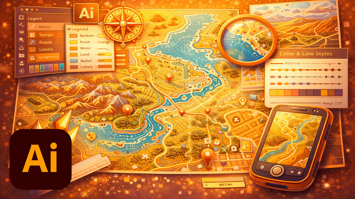 Adobe Illustrator Cartography Map Design Pariah Burke.