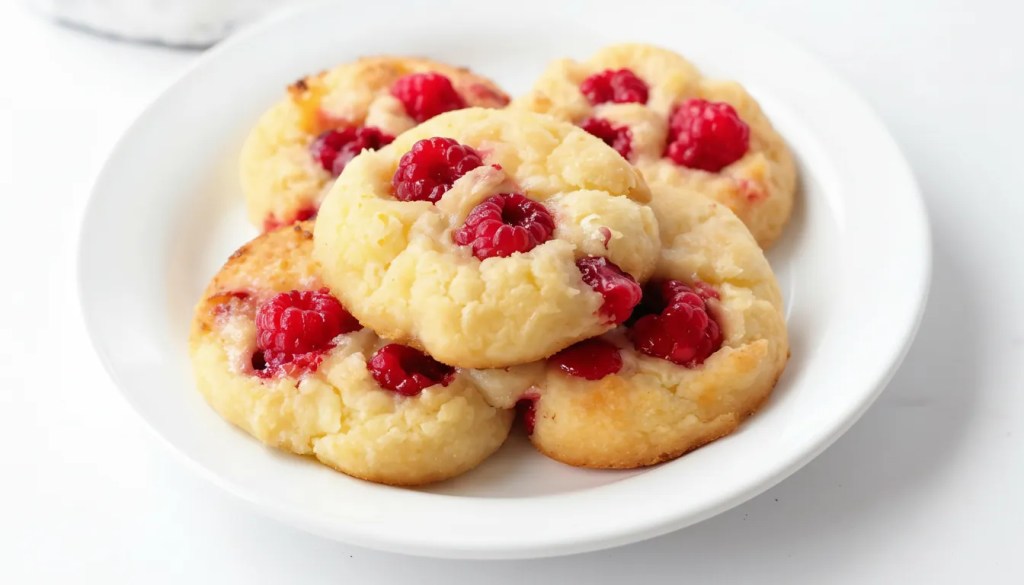 Easy Lemon Raspberry Cookies Recipe