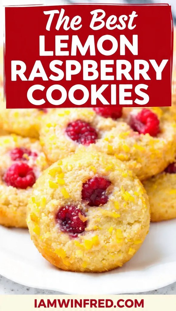 Easy Lemon Raspberry Cookies Recipe