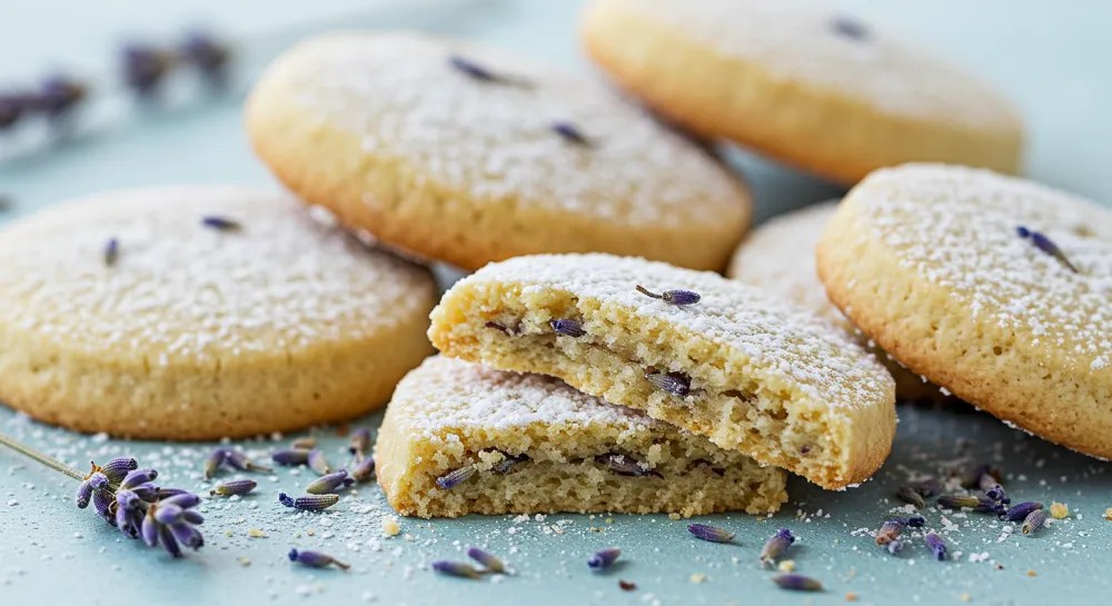 Easy Lavender Shortbread Cookies Recipe