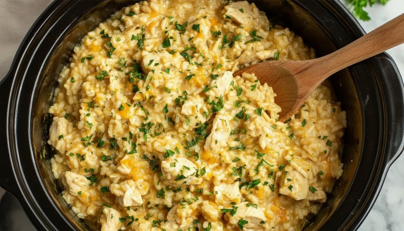 Crockpot Chicken and Rice Recipe