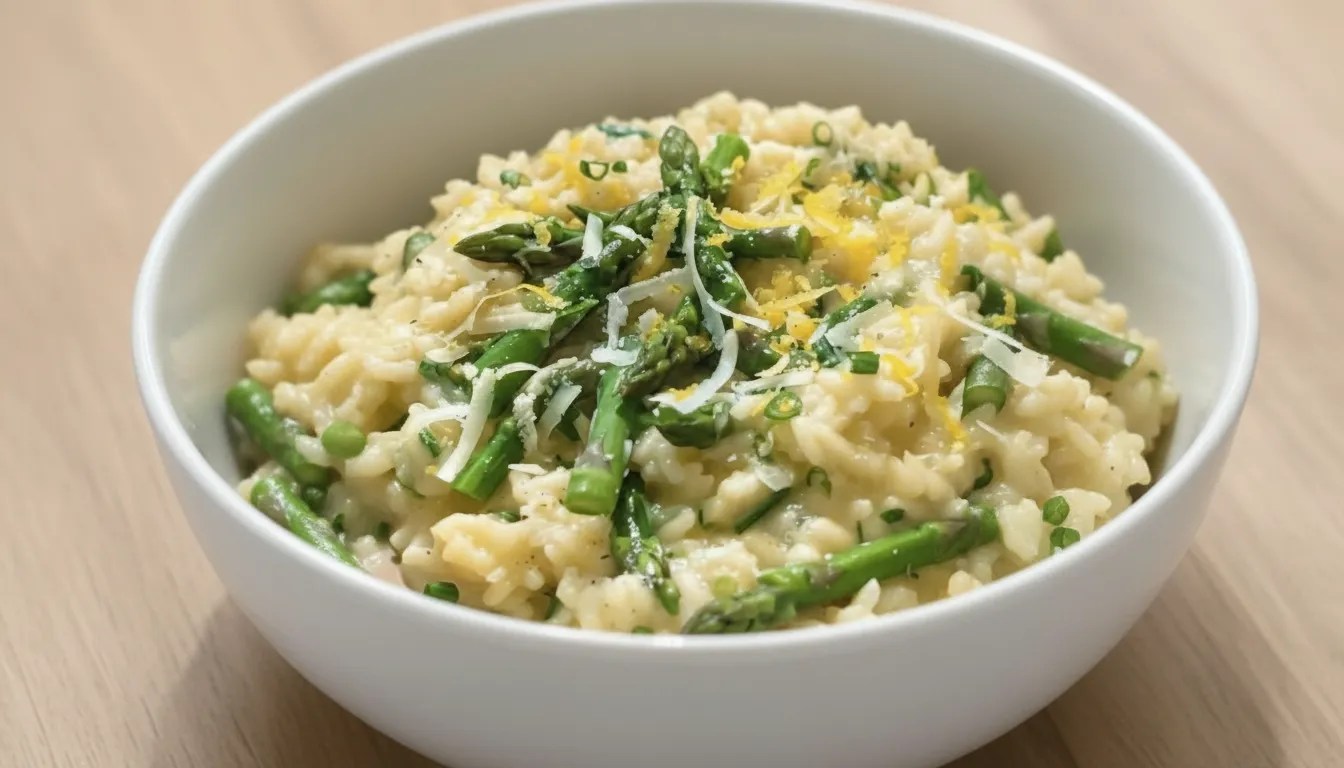 Lemon Asparagus Risotto Recipe
