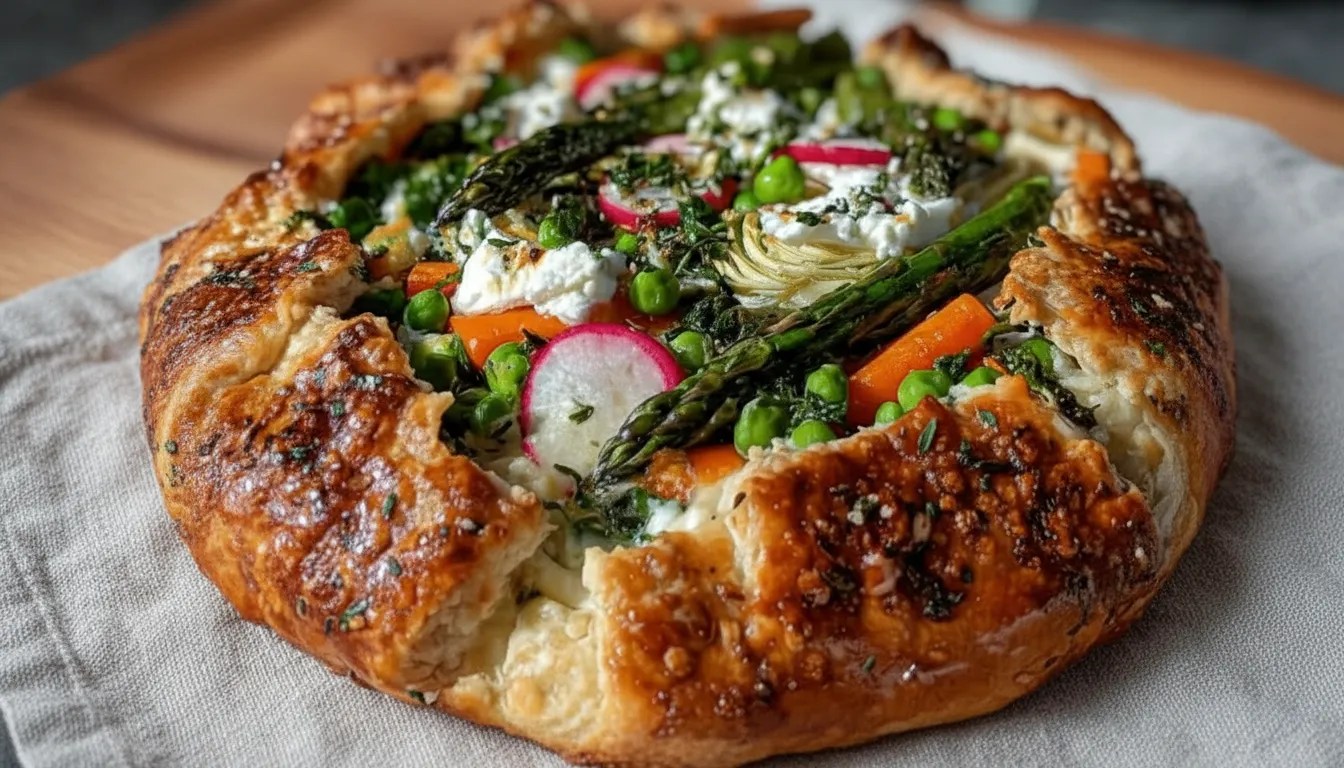 Spring Vegetable Tart
