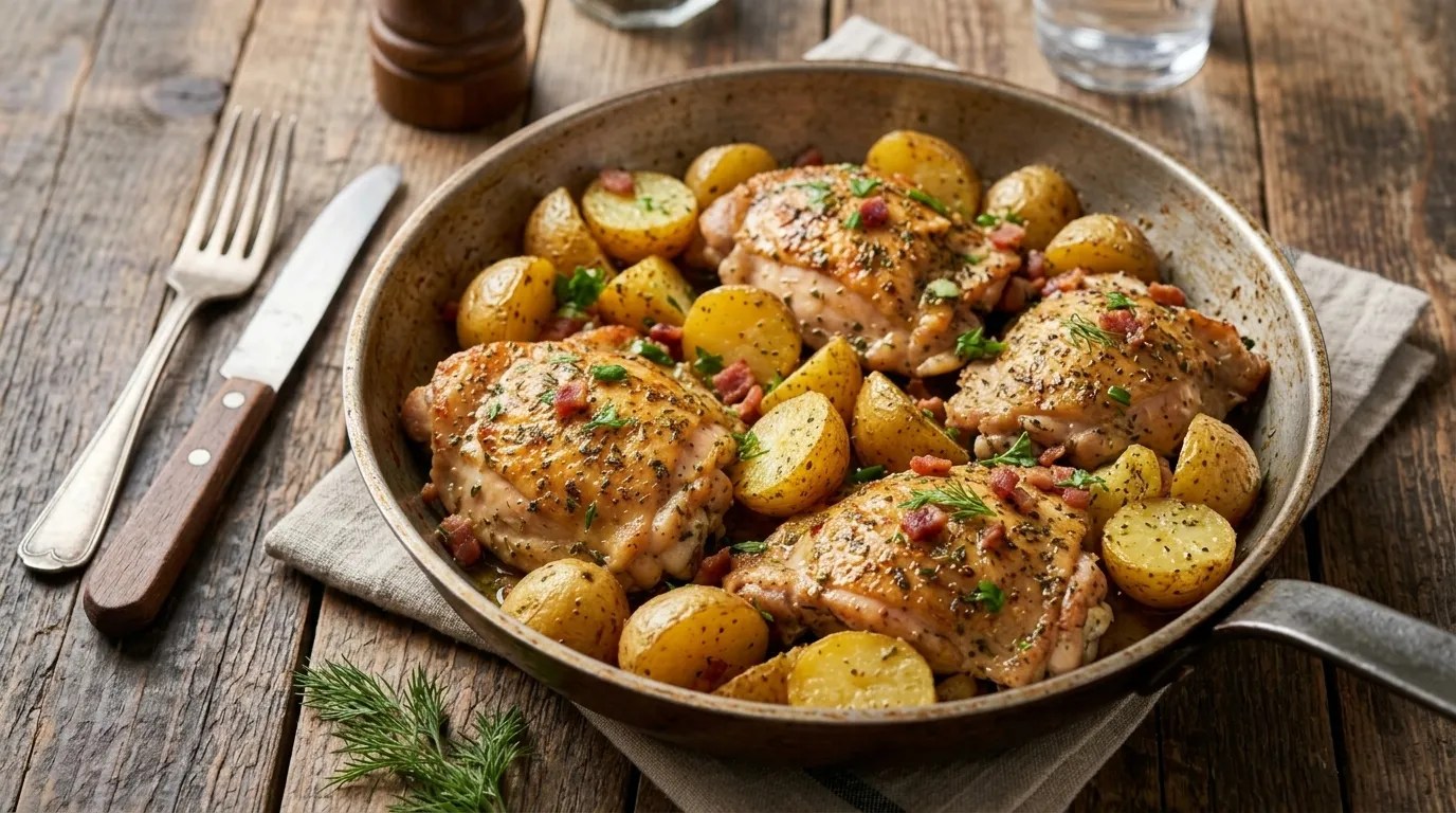 One Pan Ranch Chicken and Potatoes