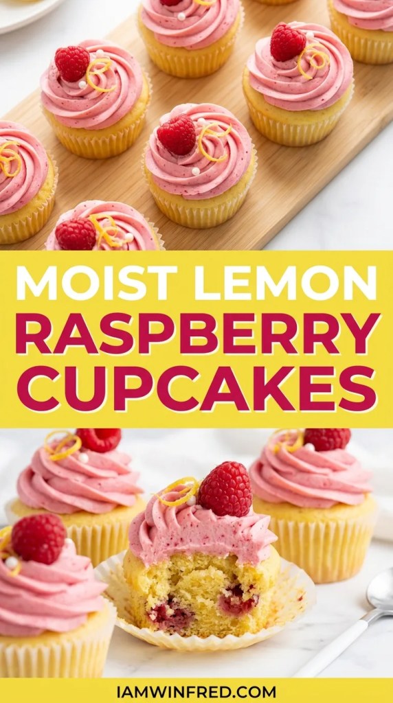 Lemon Raspberry Cupcakes