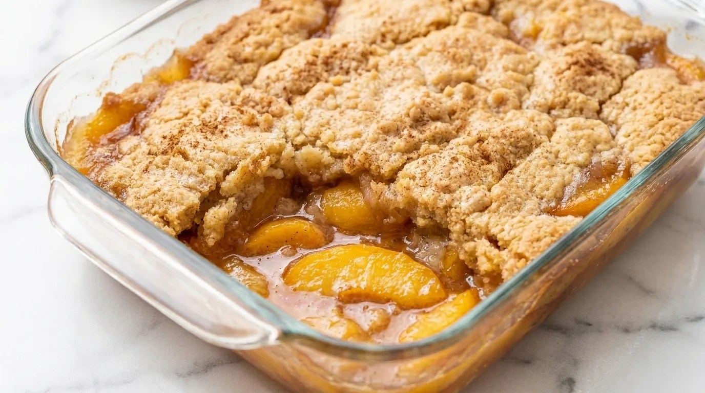 Peach Dump Cake Recipe