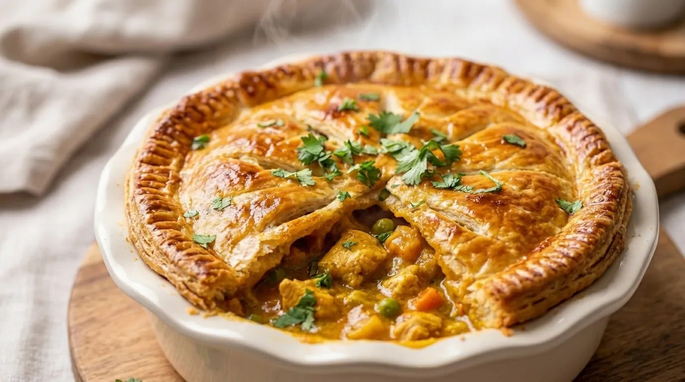 Chicken Curry Pie Recipe