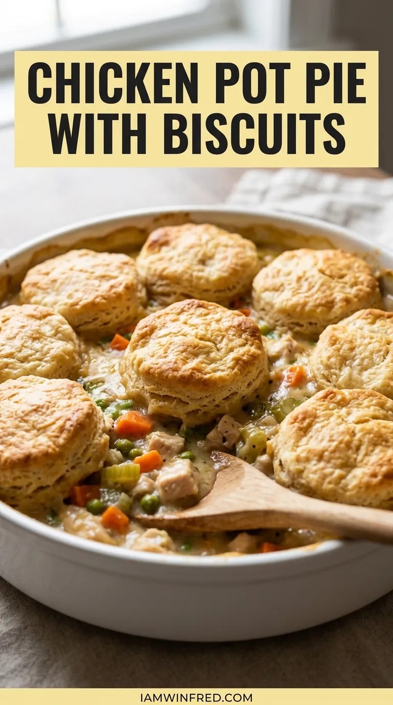 Chicken Pot Pie With Biscuits