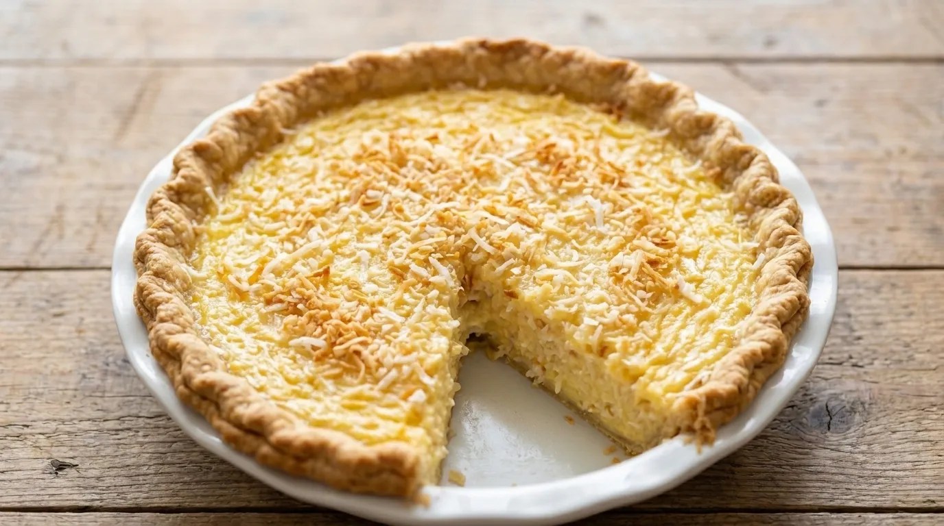 Coconut Custard Pie Recipe
