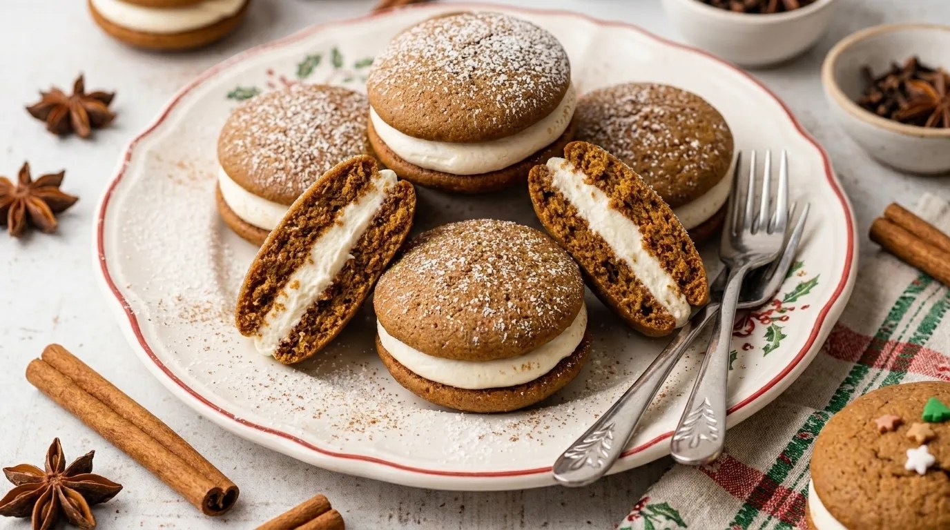 Gingerbread Whoopie Pies Recipe