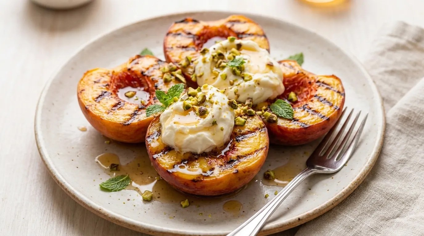 Grilled Peaches Recipe