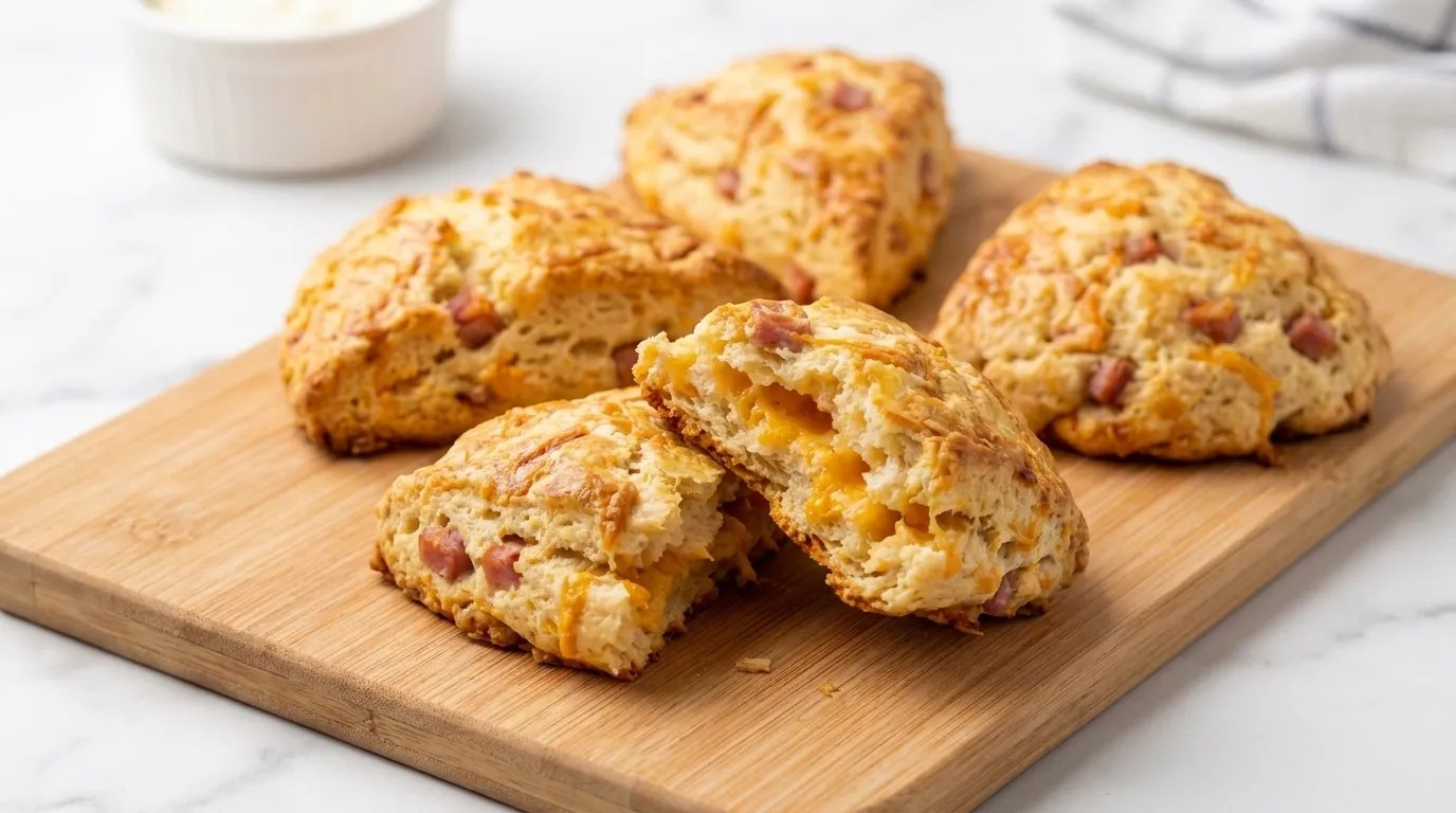Ham and Cheese Scones Recipe