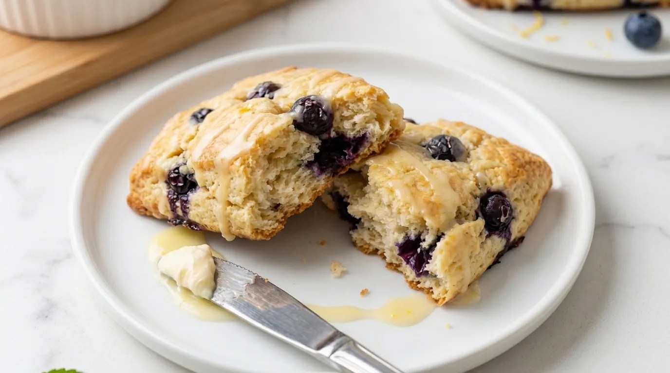 Lemon Blueberry Scones Recipe