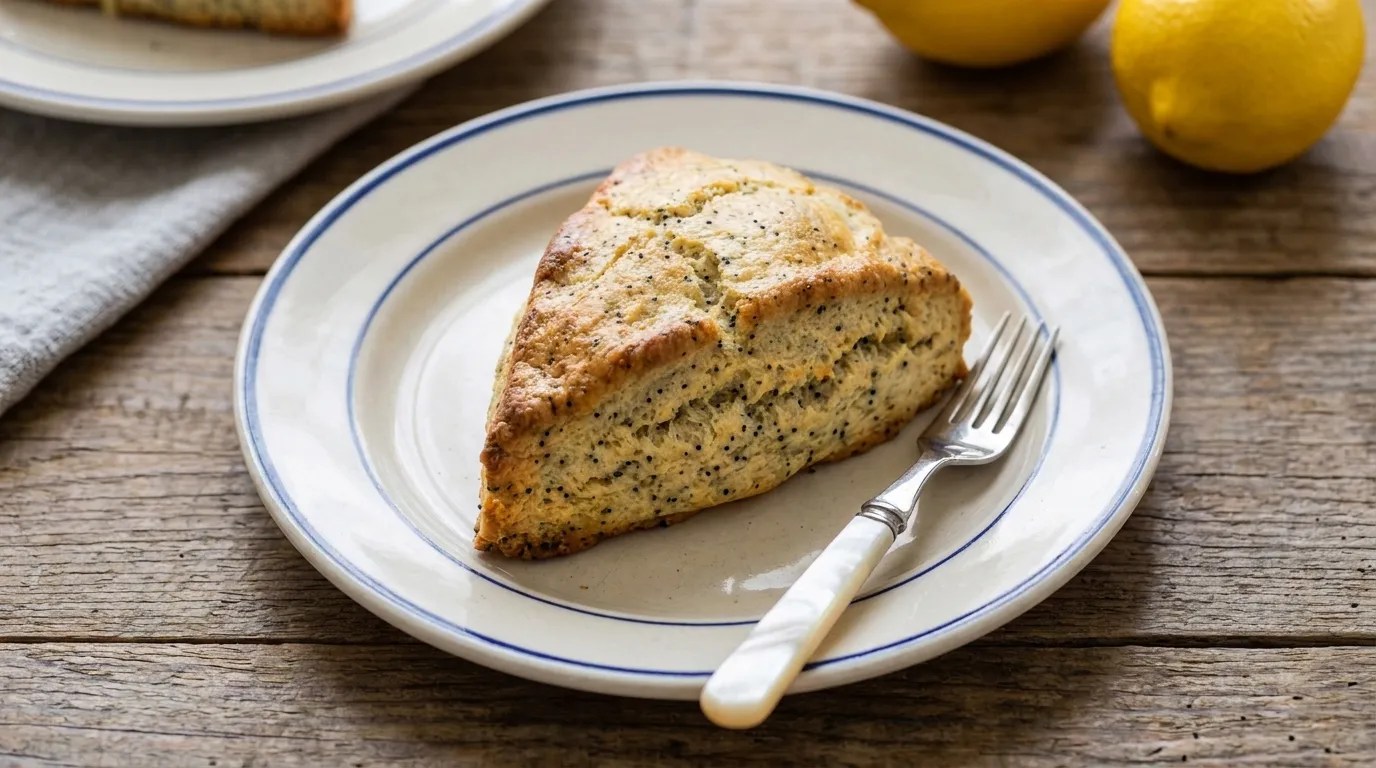 Lemon Poppy Seed Scones Recipe