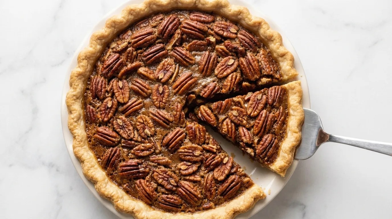 Maple Pecan Pie Recipe (No Corn Syrup)